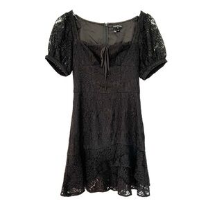 Yumi Kim Chloe Dress Daylight Lace Black Size XS NEW